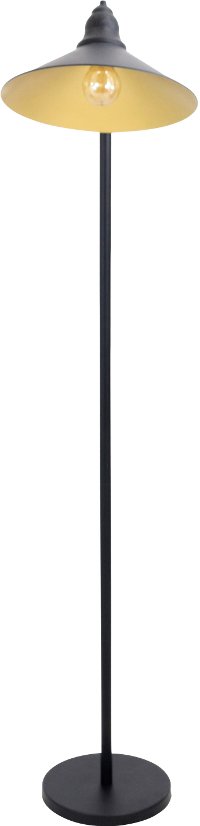 LS-L-PADFL-BK Adjustable Black Metal Industrial Floor Lamp - Indy-3