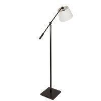 LS-L-PPR-AN+CR Antique Black Metal Industrial Floor Reader Lamp-3