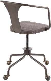 OC-OR-AN+E Antique and Espresso Bamboo Industrial Task Chair - Oregon-3