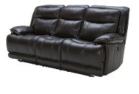 Blackberry Leather-Match Power Triple Reclining Sofa - Triple-Play-2