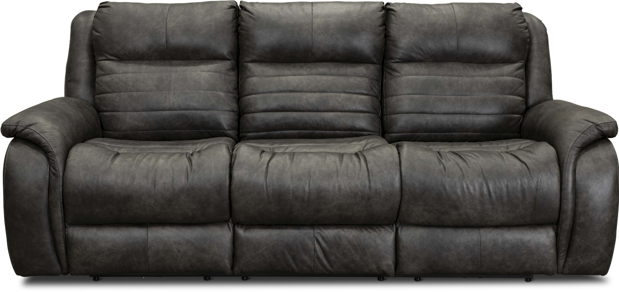 Essex Slate Gray SoCozi Double Power Reclining Sofa-1