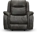 Essex Slate Gray Standard Power Recliner with Power Headrest
