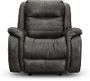 Slate Gray Standard Power Recliner with Power Headrest - Essex