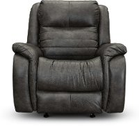 Slate Gray Standard Power Recliner with Power Headrest - Essex