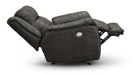 Slate Gray Standard Power Recliner with Power Headrest - Essex-3