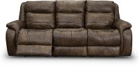 Chaps Brown Standard Double Power Reclining Sofa - Essex-2