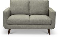 Modern Storm Gray Loveseat - Parker