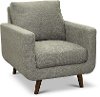Modern Storm Gray Chair - Parker
