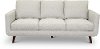Modern Light Gray Sofa - Parker