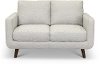 Modern Light Gray Loveseat - Parker