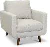 Modern Light Gray Chair - Parker
