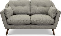 Mid Century Modern Gray Loveseat - Ethan