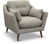 Mid Century Modern Gray Chair - Ethan