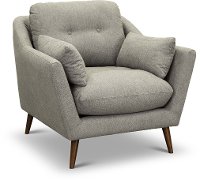 Mid Century Modern Gray Chair - Ethan