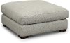 Contemporary Light Gray Ottoman - Colbie