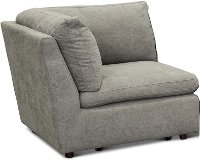 Contemporary Gray Corner Piece - Carter