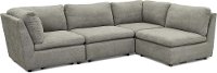 Contemporary Gray 4 Piece Sectional Sofa - Carter