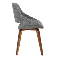 CH-FBCONL-WLGY2 Mid Century Gray and Walnut Dining Room Chair (Set of 2) - Fabrizzi-2