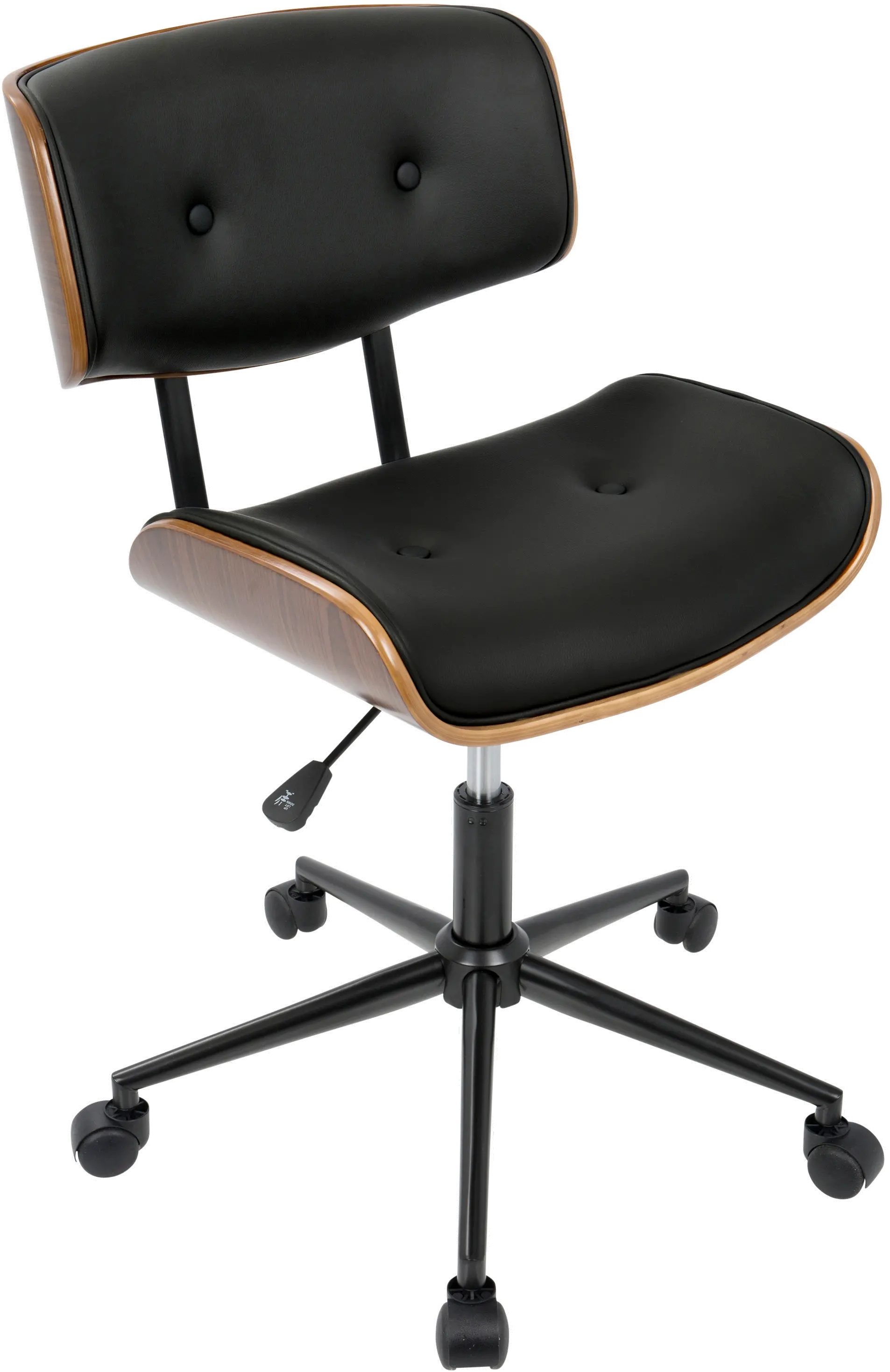 OC-JY-LMB-WL+BK Lombardi Mid Century Modern Office Chair-1