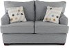 Contemporary Gray Loveseat - City