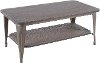 TC-OR1936-ANE Industrial Metal and Espresso Coffee Table - Oregon