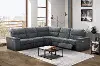 Cush Granite Gray 3 Piece Power Reclining Sectional