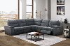 Granite Gray 3 Piece Power Reclining Sectional Sofa - Cush