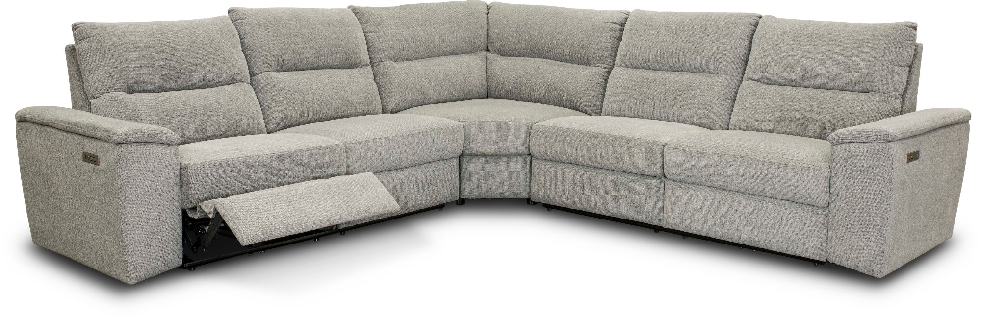 Cush Ash 3 Piece Power Reclining Sectional Sofa-2