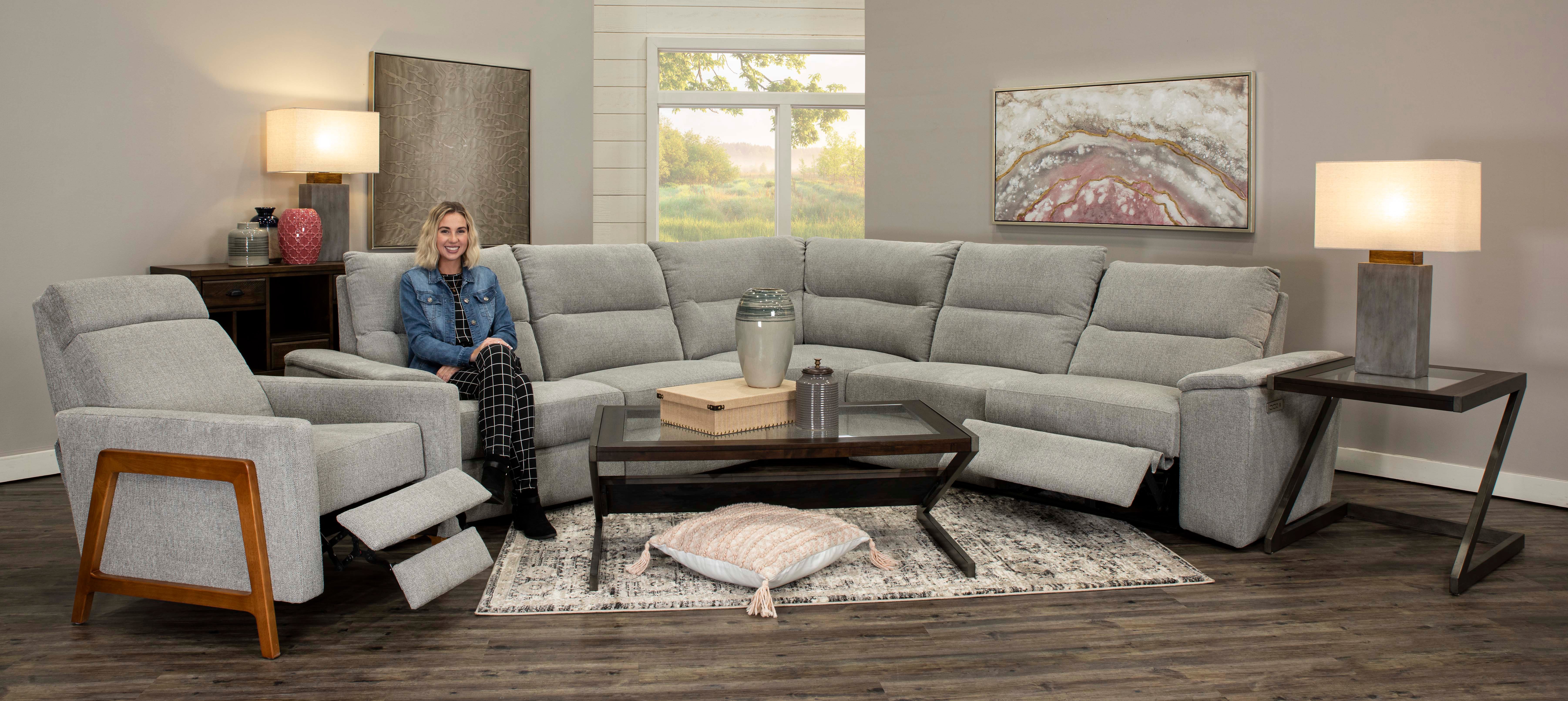 Cush Ash 3 Piece Power Reclining Sectional Sofa-3