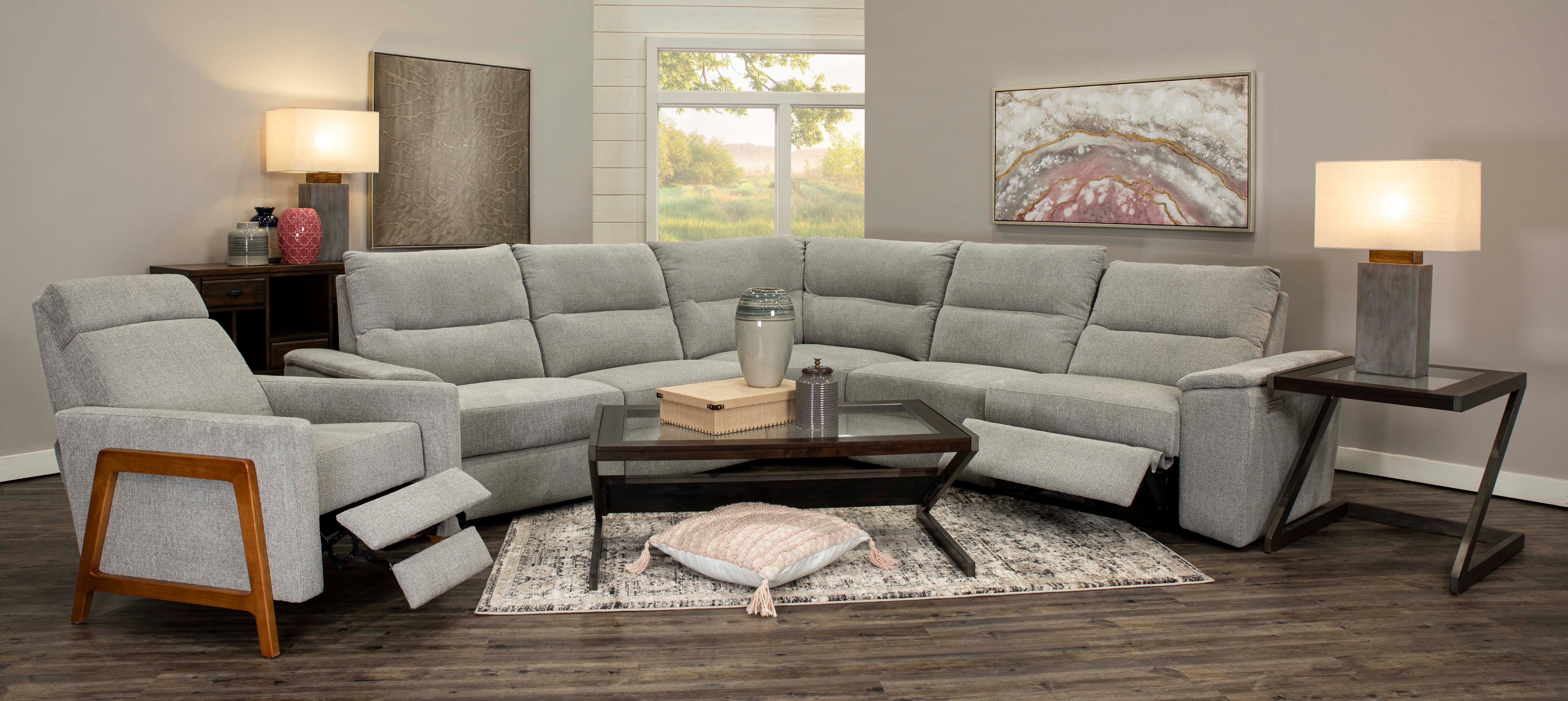 Cush Ash 3 Piece Power Reclining Sectional Sofa-4