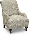 Clearance Traditional Taupe Accent Chair - Kelsey
