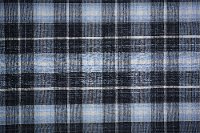 5 x 8 Medium Plaid Gray and Blue Indoor-Outdoor Rug - Crosby-7