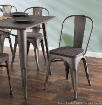 DC-TW-OR-DKESP2 Farmhouse Antique Brown Dining Room Chair (Set of 2) - Oregon