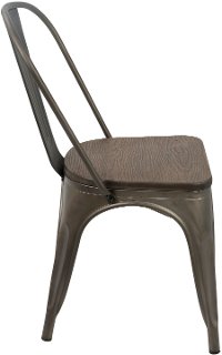 DC-TW-OR-DKESP2 Farmhouse Antique Brown Dining Room Chair (Set of 2) - Oregon-3