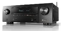 AVR-X1600H Denon 4K Ultra HD 7.2 Channel AV Receiver with 80W per Channel AVR-X1600H-2