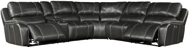 Cyclone Dark Gray 6 Piece Power Reclining Sectional Sofa Harry Rc Willey - Furniture Sectional Sofas Phoenix Cyclone Dark Gray 6 Piece Power Reclining Sectional Sofa Harry Rc Willey - Furniture Sectional Sofas Phoenix