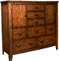 Country Roads Brown Oversized Dresser