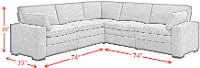 Charcoal Gray 5 Piece Power Reclining Sectional Sofa - Infinity-2