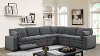 Charcoal Gray 6 Piece Power Reclining Sectional Sofa - Infinity