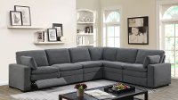 Charcoal Gray 6 Piece Power Reclining Sectional Sofa - Infinity