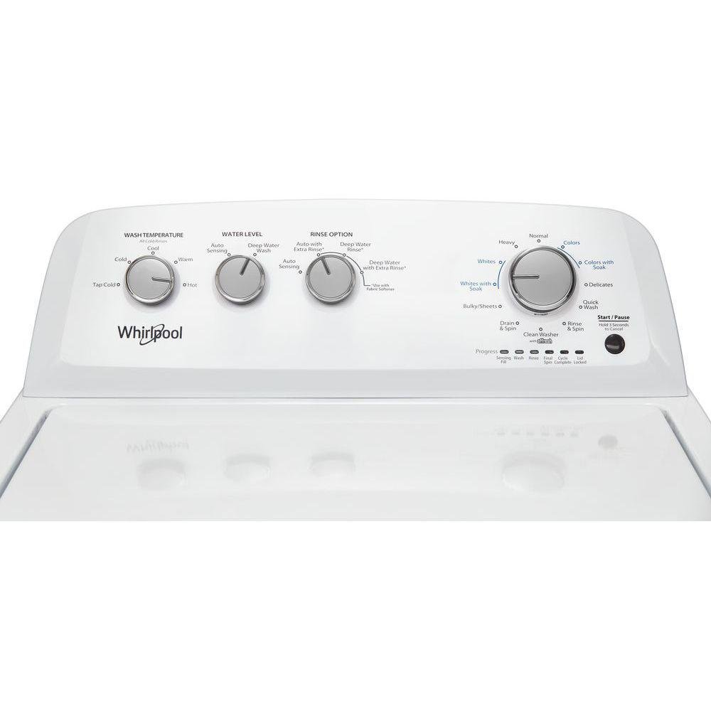 WTW4850HW Whirlpool Top Load Washer with Soaking Cycles - 3.9 cu. ft. White-3