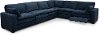 Navy Blue 6 Piece Power Reclining Sectional Sofa - Infinity
