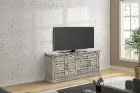 Weathered Gray 68 TV Stand