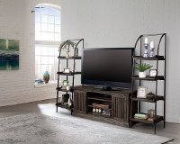 Dark Brown 68 3 Piece Entertainment Center - Gatehouse