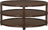 Honey Brown Round Coffee Table - Bryant