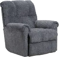 Crisscross Gray Power Rocker Recliner
