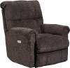Casual Contemporary Latte Brown Power Rocker Recliner - Crisscross