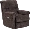 Crisscross Brown Power Rocker Recliner