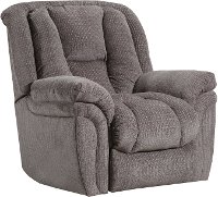 Mink Gray Power Rocker Recliner - Showbiz