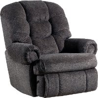 Cafe Dark Gray Big and Tall Power Rocker Recliner - Torino